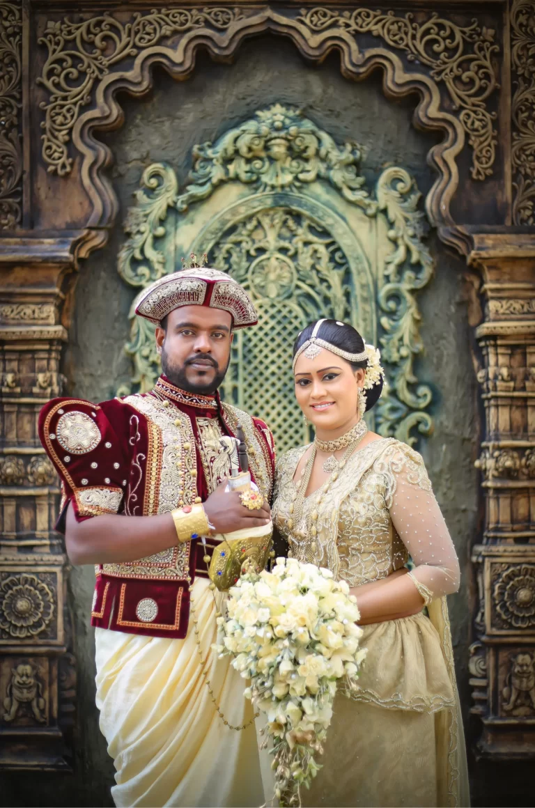 Eternal Elegance: A Sri Lankan Traditional Wedding Amidst Scenic Splendor
